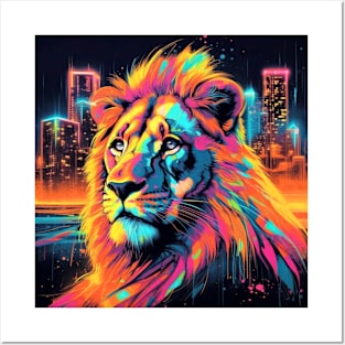 Neon King Posters and Art